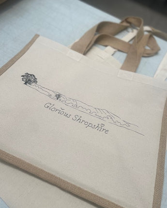 Glorious Shropshire - Jute bag