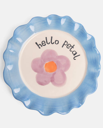 Caroline Gardner - Hello Petal, Daisy Ceramic Plate