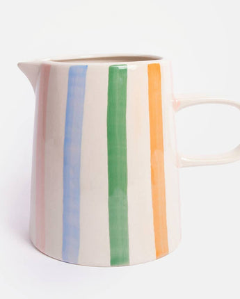 Caroline Gardner - Multi Stripe Large Jug