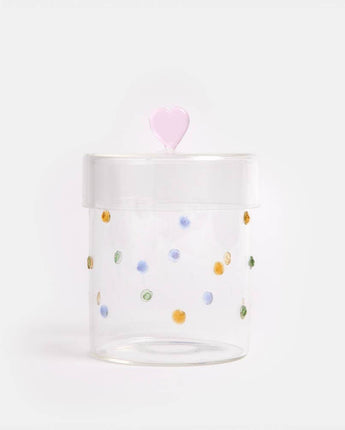 Caroline Gardner - Dotty Glass Storage Jar
