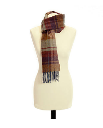 Lambswool Scarf in Country Check - Arran