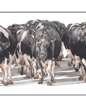 Here come the girls - Greeting Card
