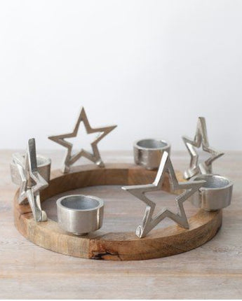 Star tea light holder