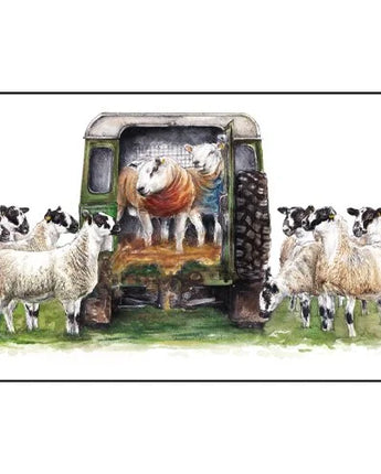 Tup Taxi - Greeting Card