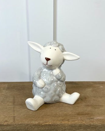 Ceramic Grey Sheep