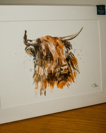 Highland Cow Print