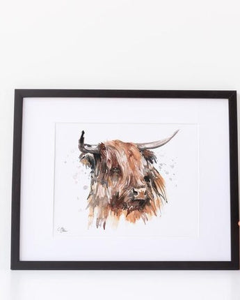 Highland Cow Print