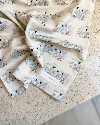 Scarlett’s Sheep Flock Single Tea Towel