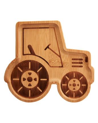 Tractor Bamboo Plate