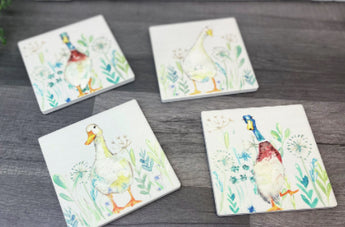 Duck Coasters - set of four
