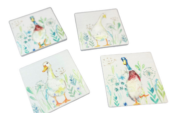 Duck Coasters - set of four