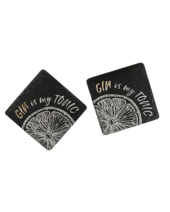 Gin is my tonic - slate coasters