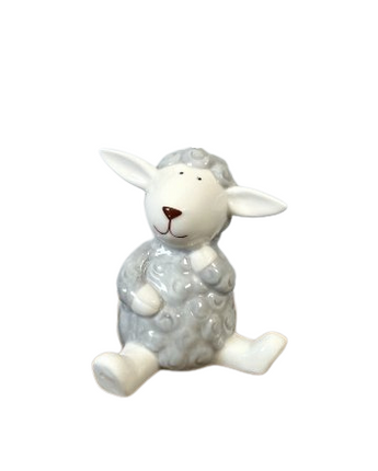 Ceramic Grey Sheep