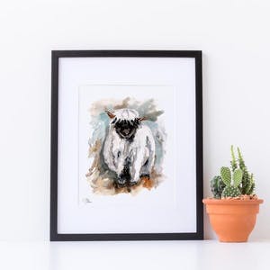 Valais Sheep Print